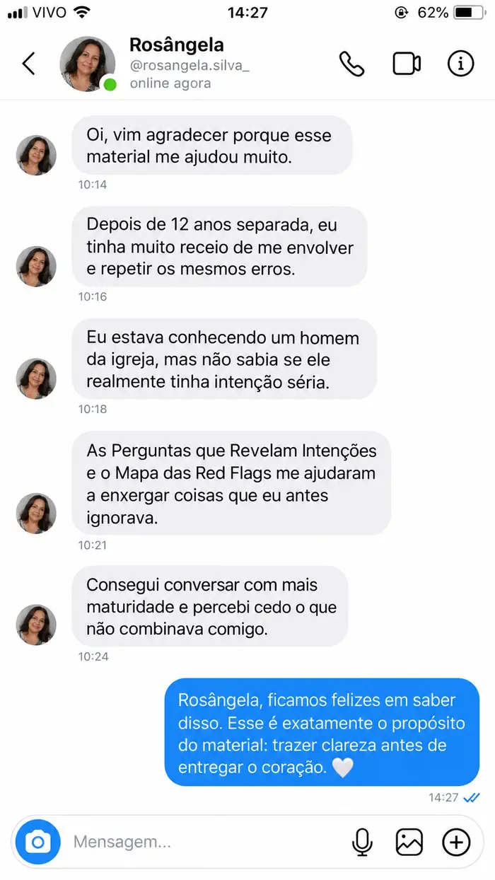 Avaliação de quem usou o guia