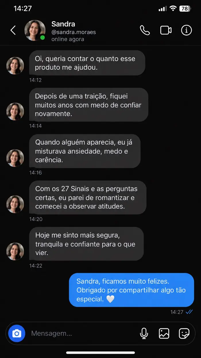 Avaliação de quem usou o guia